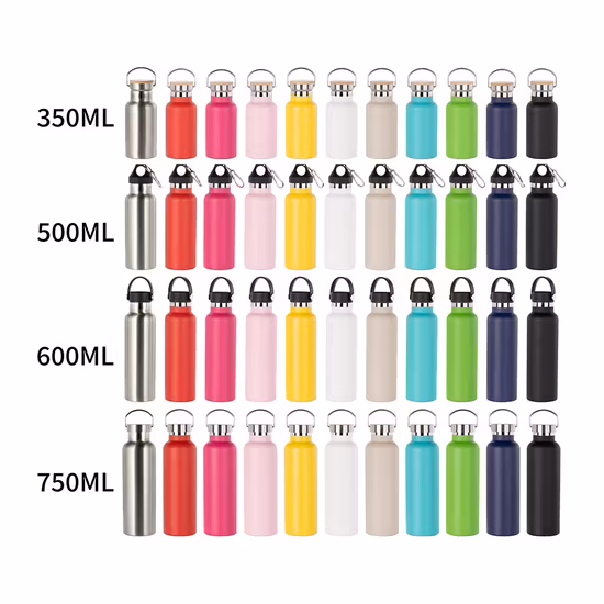 중국 공장 OEM 500ml 다색 맞춤형 물병 식품 등급 304 스테인레스 스틸 텀블러 진공 플라스크 (휴일 스페셜 포함)